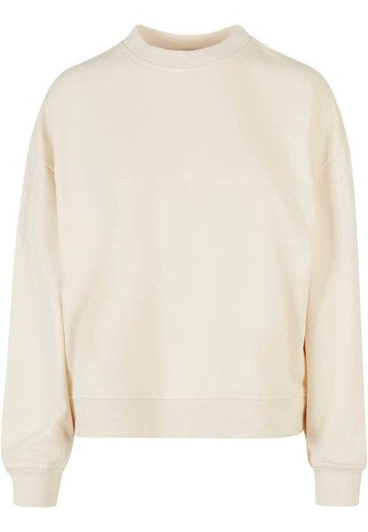 Build Your Brand Ladies Oversized Crewneck Sweatshirt