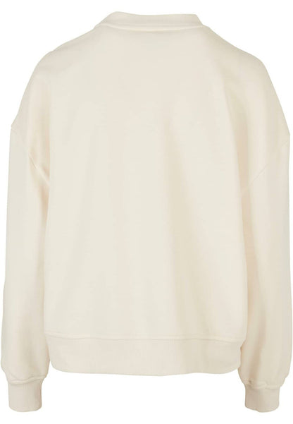 Build Your Brand Ladies Oversized Crewneck Sweatshirt