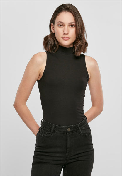 Build Your Brand Ladies Sleeveless Turtleneck Body