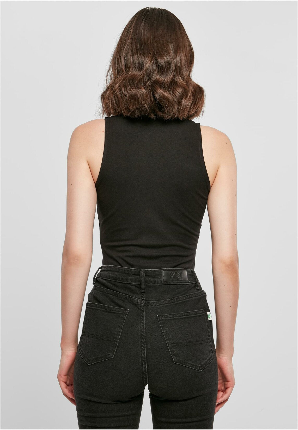 Build Your Brand Ladies Sleeveless Turtleneck Body