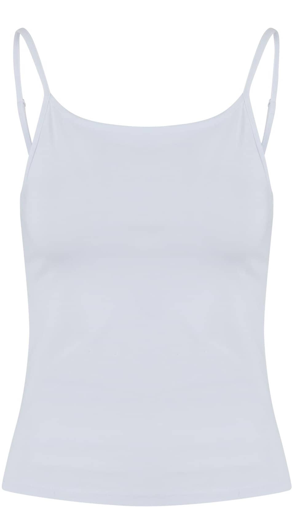 Build Your Brand Ladies Stretch Jersey Short Slim Top