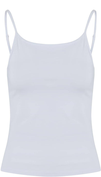 Build Your Brand Ladies Stretch Jersey Short Slim Top