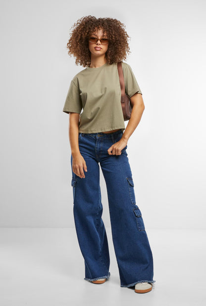 Build Your Brand Sorona® Ladies Regular Boxy Tee