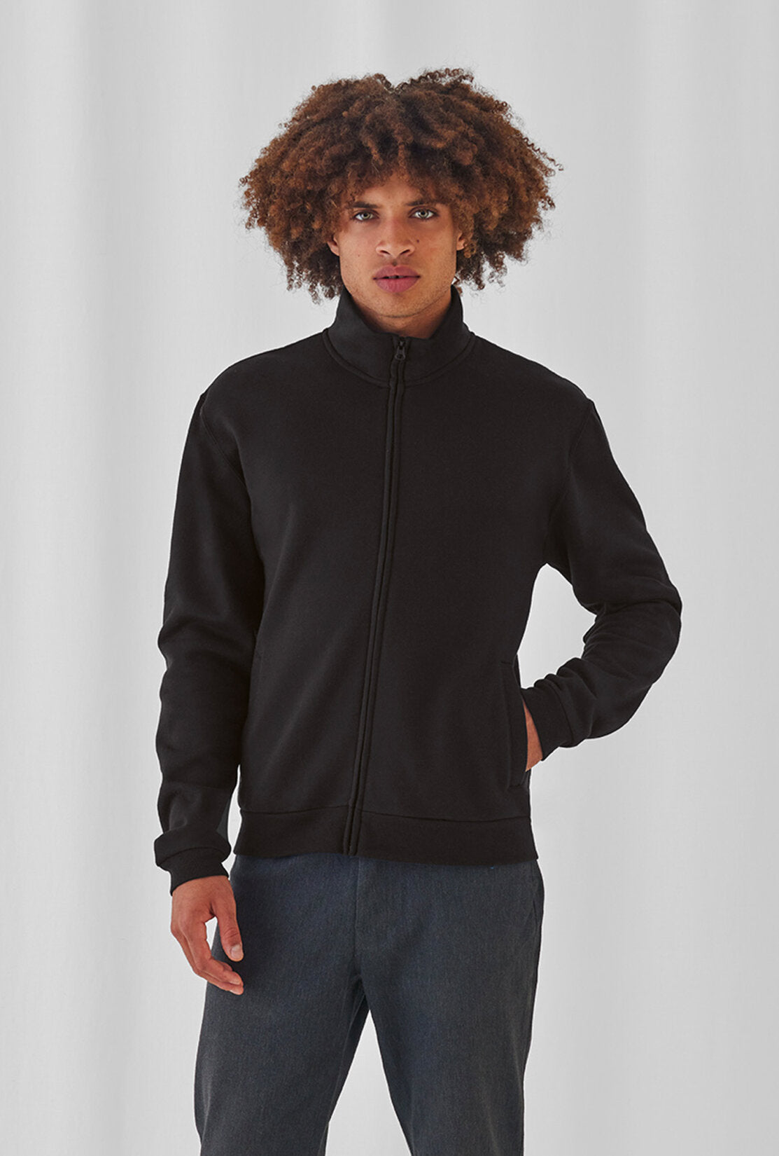 B&C ID206 Sweat-Jacket 50/50