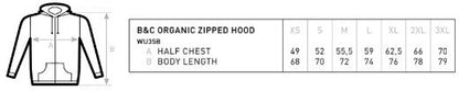 B&C Inspire Zipped Hood Jacket