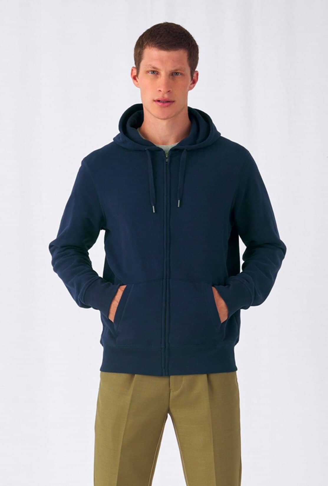 B&C KING Zipped Hood Jacket