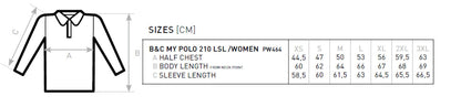 B&C My Polo 210 Long Sleeve /Women