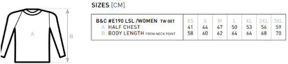 B&C Women´s E190 Long Sleeve