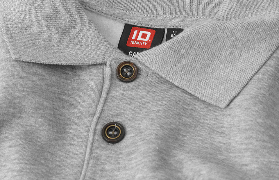 ID Identity Klassisches Polo-Sweatshirt