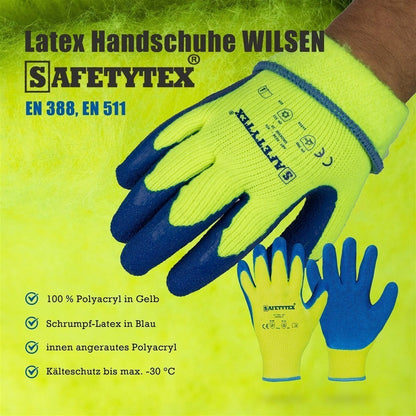 Latex Winterhandschuhe WILSEN - Safetytex®