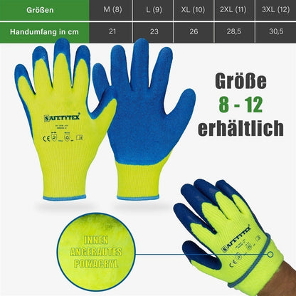 Latex Winterhandschuhe WILSEN - Safetytex®