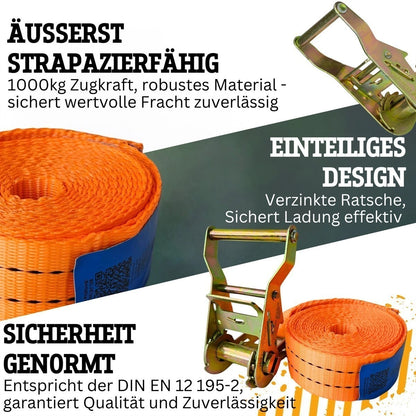 Spanngurt 2 t 35 mm x 4 m einteilig