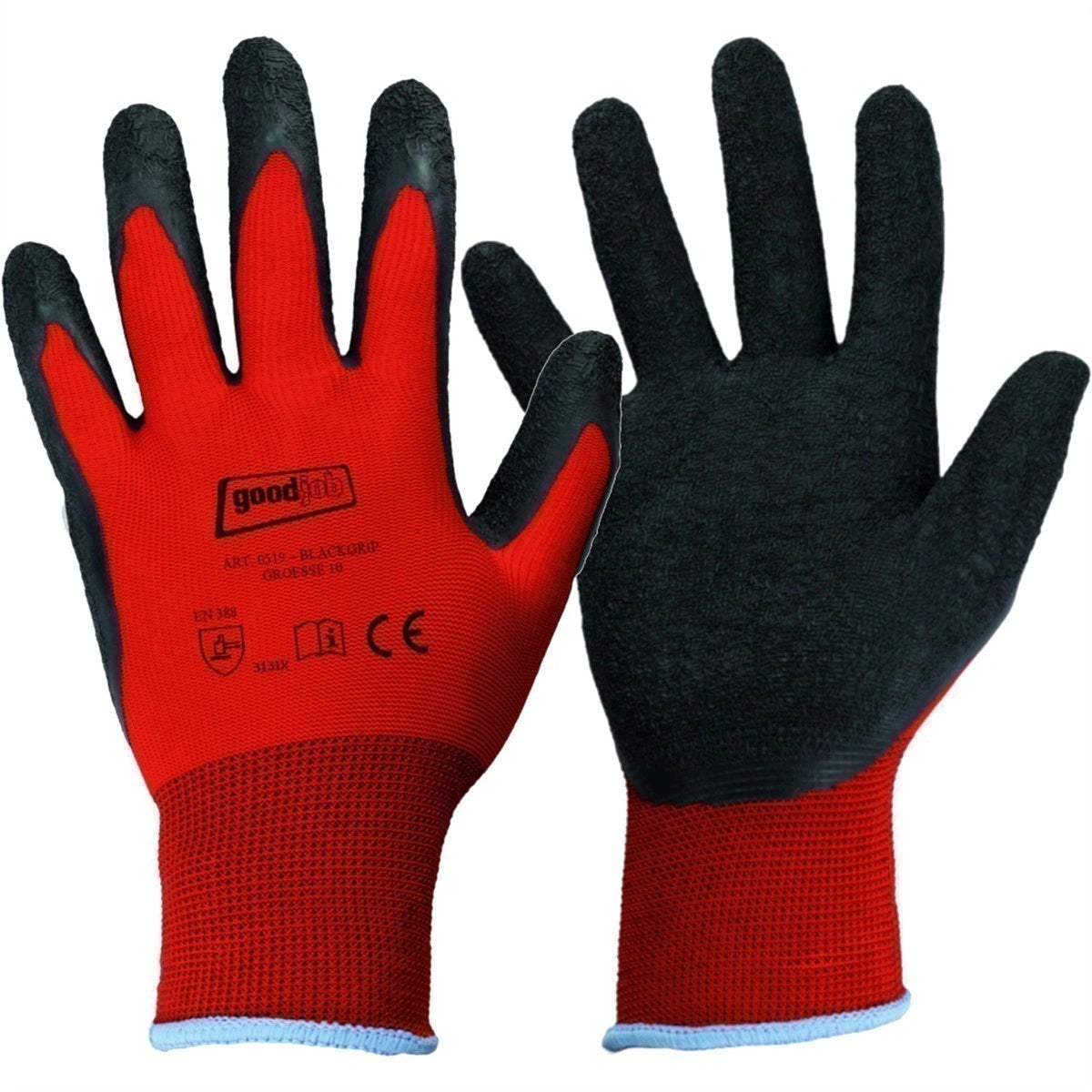 Strick Handschuhe BLACK GRIP - Goodjob®